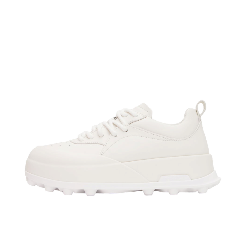 Sneakers och skor Jil Sander Tonal Leather Sneakers "White Orb" W Vit | J16WS0022_P6244