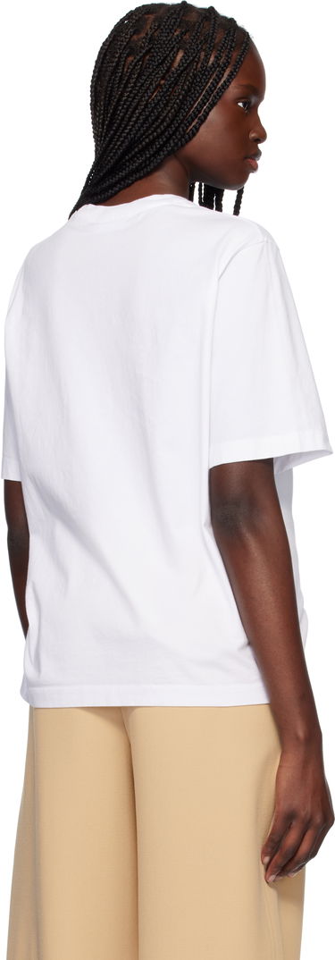 T-shirt MAISON KITSUNÉ Maison Kitsuné Baby Fox Patch Comfort T-Shirt Vit | OW00130KJ0008, 2