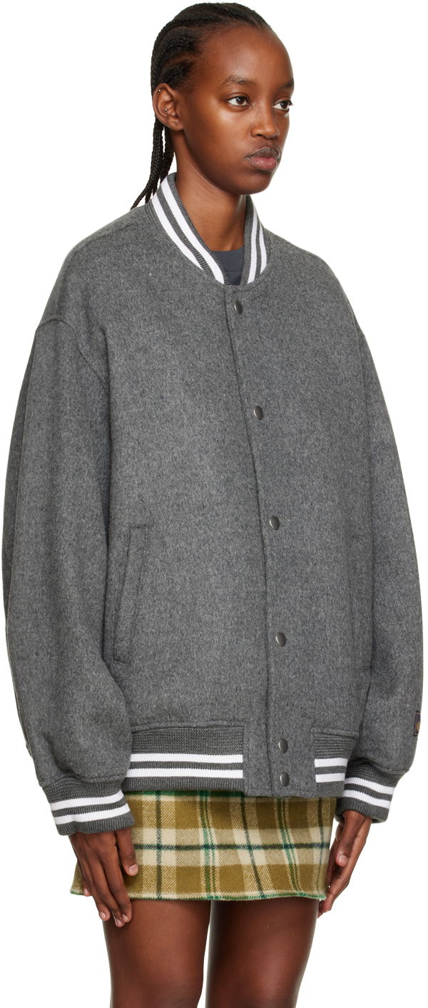 Bomberjacka We11done We11done Oversized Bomber Jacket Grå | WD-JP3-22-029-U-MG, 1