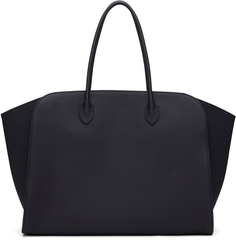 Tygpåse The Row The Row Marlo Tote Bag Mörkblå | W1773-L133