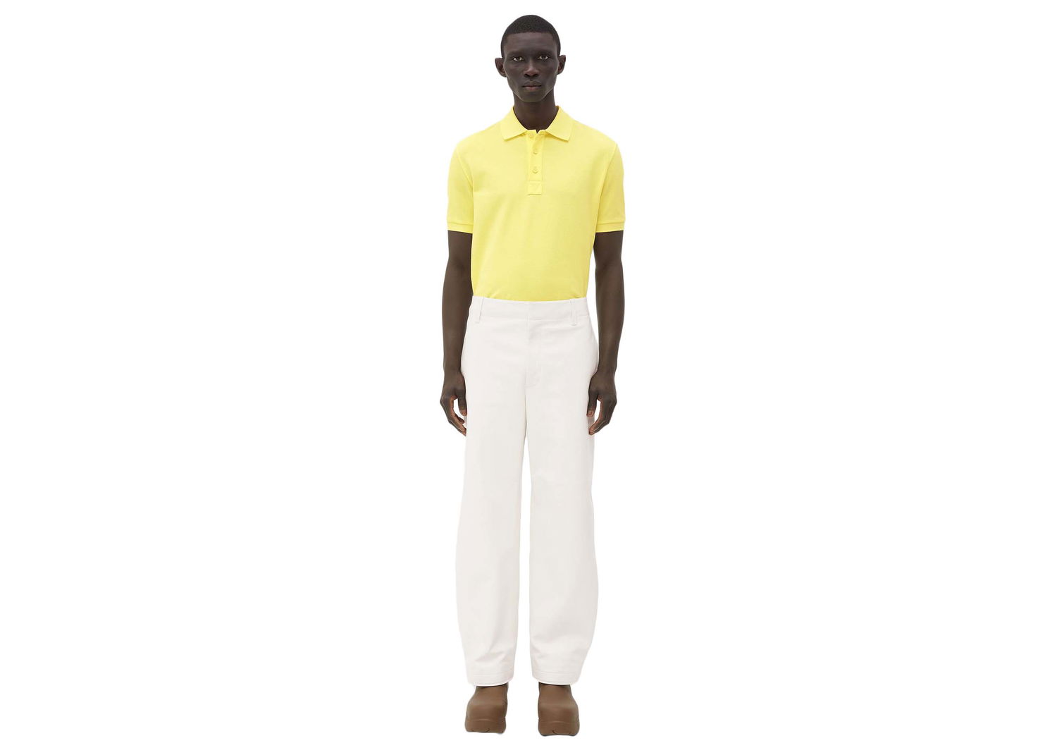 Polotröja Bottega Veneta Polo Tee Gul | 682544V01G07400, 0