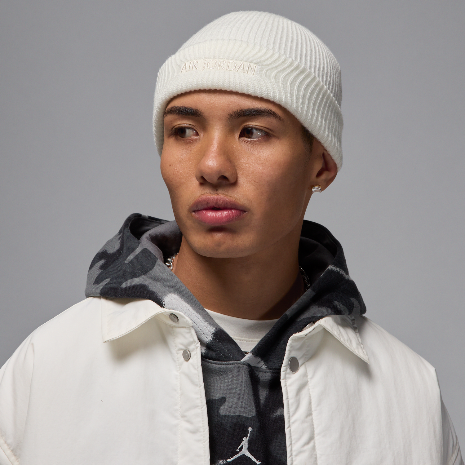 Mössa Jordan Air Jordan Terra Beanie Vit | HJ2409-133, 1