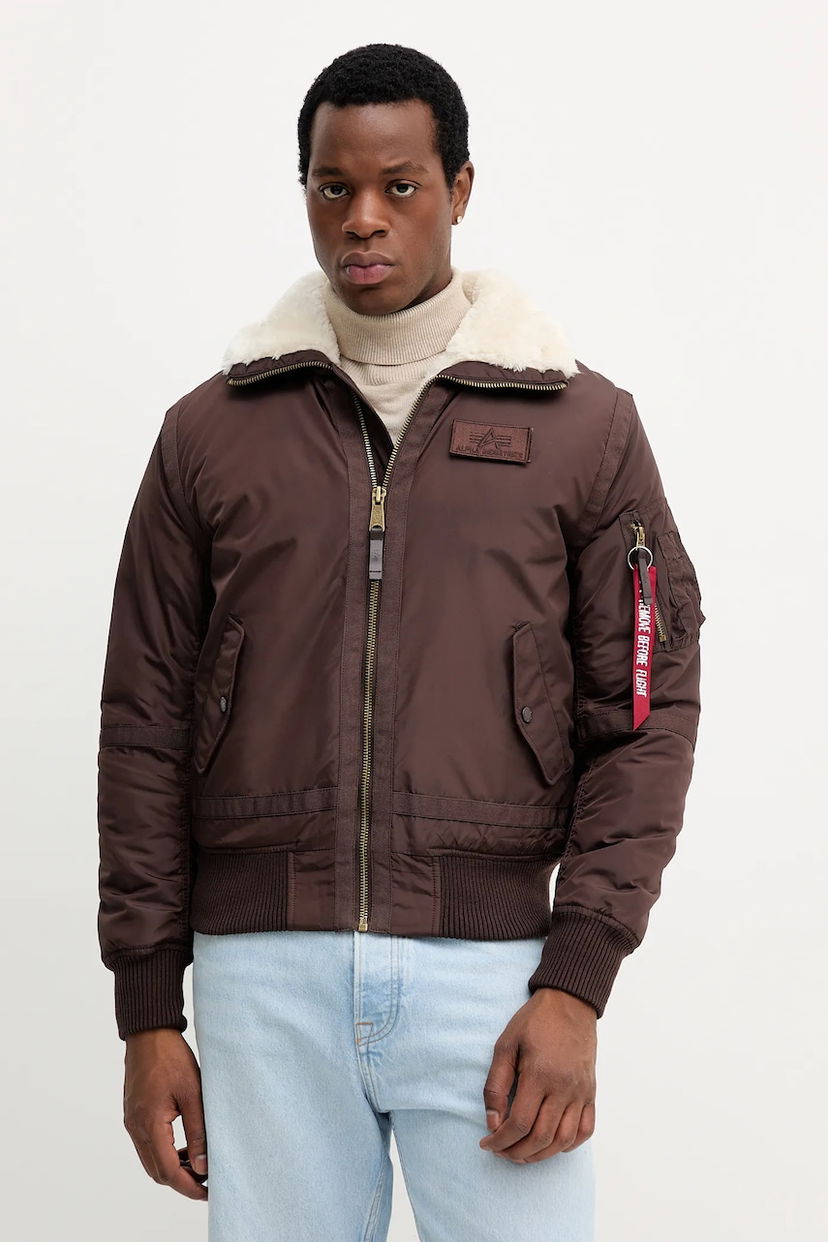 Bomberjacka Alpha Industries Alpha Industries Injector III Winter Bomber Jacket Brun | 198122.696
