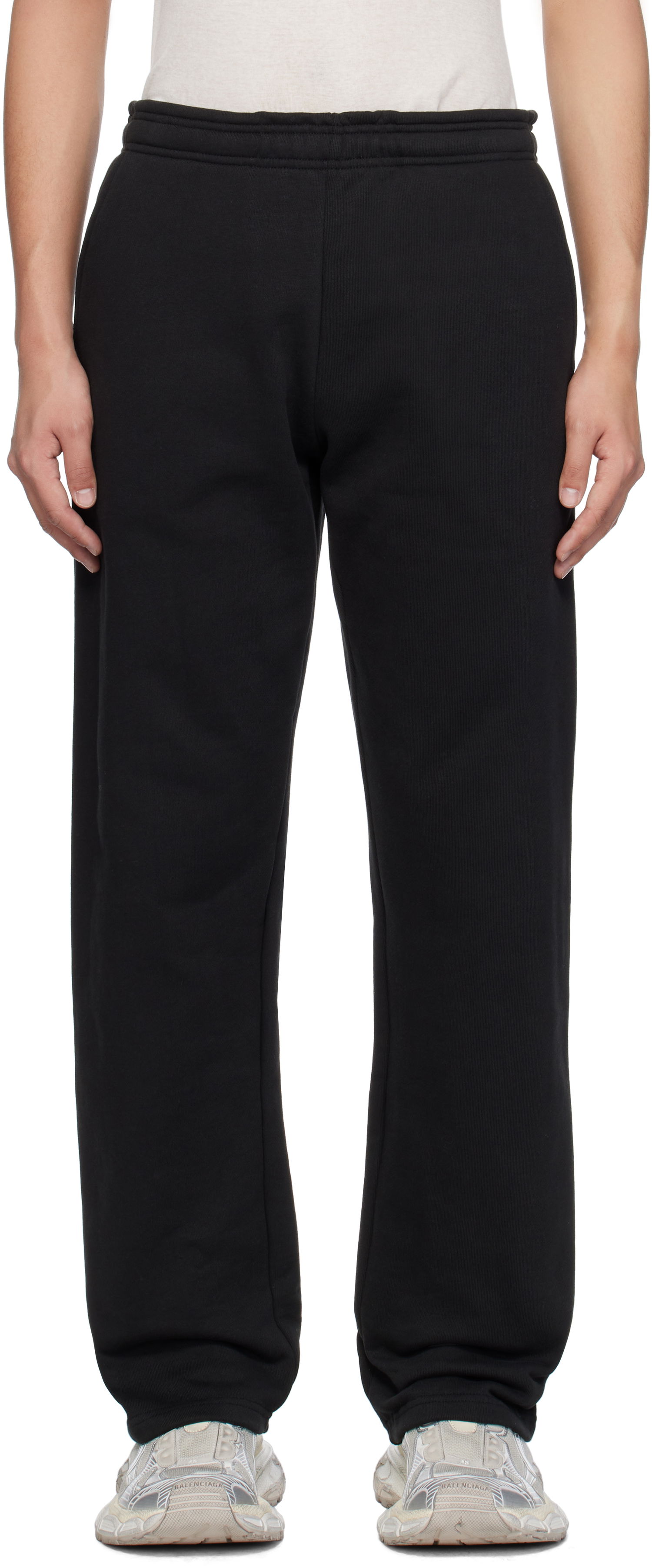 Träningsbyxor Entire Studios Entire Studios Straight-Leg Sweatpants Svart | ES2204SO, 0