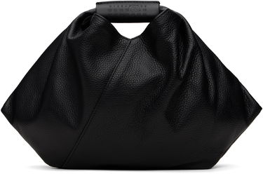 Handväska Maison Margiela MM6 Maison Margiela Triangle Leather Tote Svart | SB5WD0029 P7255, 0