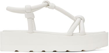 Sneakers och skor Gianvito Rossi Marine Flat Sandals Vit | G32246.05GOM.NAP, 0
