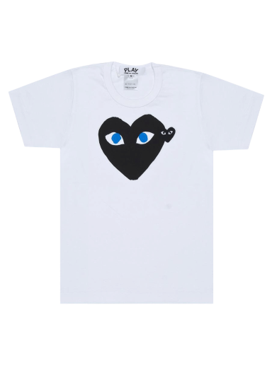 T-shirt Comme des Garçons PLAY Emblem Heart T-Shirt Vit | AZ T088 051 1