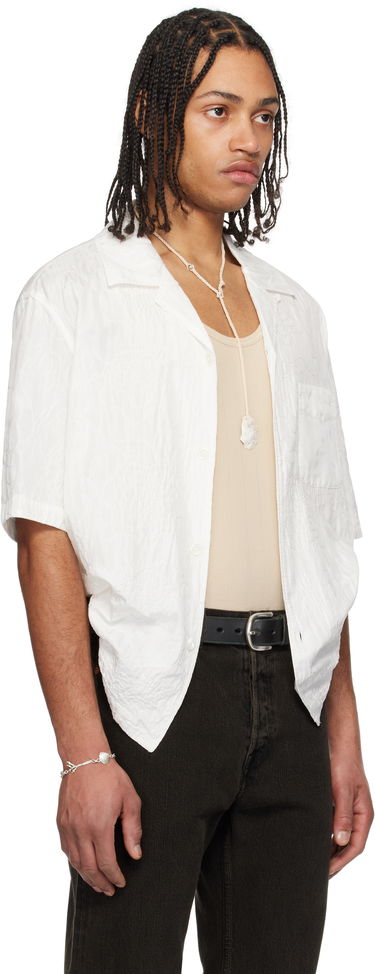 Skjorta OUR LEGACY Our Legacy Heusen Short Sleeve Shirt Vit | M2252HWF, 1