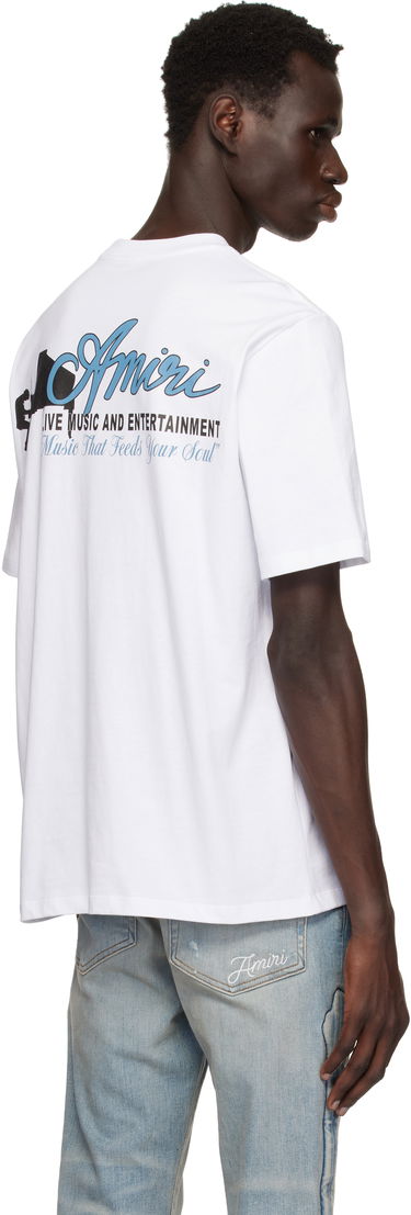T-shirt AMIRI Amiri Jazz Band Graphic T-Shirt Vit | AMJYTE1167, 2