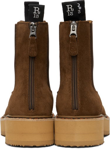 Kläder R13 R13 Single Stack Chelsea Boots Brun | R13S0240-07, 1