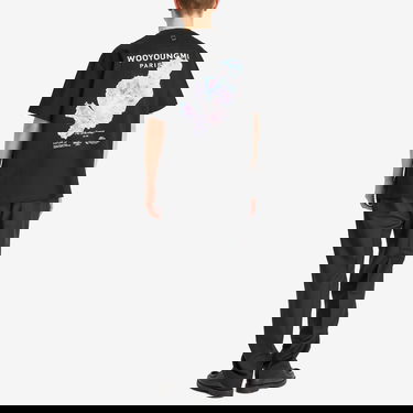 T-shirt WOOYOUNGMI Wooyoungmi Pacific Print T-Shirt Svart | W251TS05-708B, 4