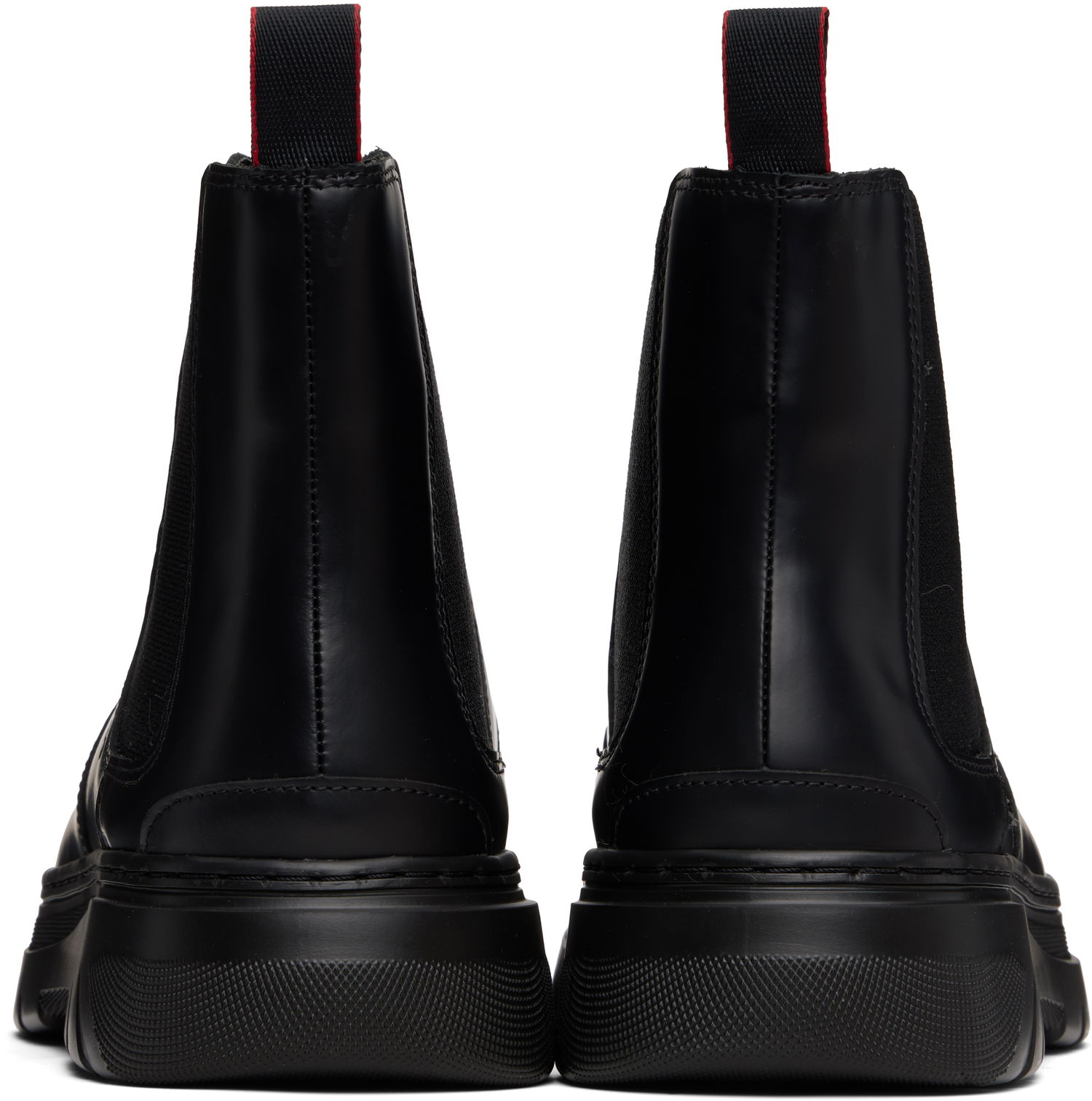 Sneakers och skor BOSS Embossed-Logo Chelsea Boots Svart | 50543764, 1