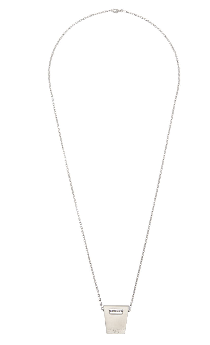 Halsband Rick Owens Rick Owens Hollywood Dog Tag Necklace Metallisk | RJ0000063 MMTHE5