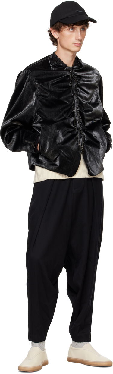 Bomberjacka ADER ERROR Faux-Leather Jacket Svart | BN01FWJK0701BK, 3