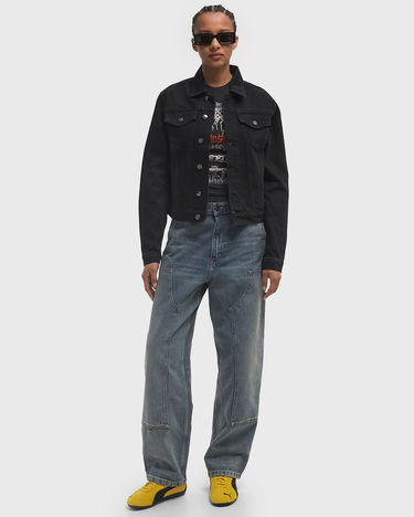 Jacka 032C Down To Earth Boxy Denim Jacket Svart | S25-URD-1921-050-W, 2