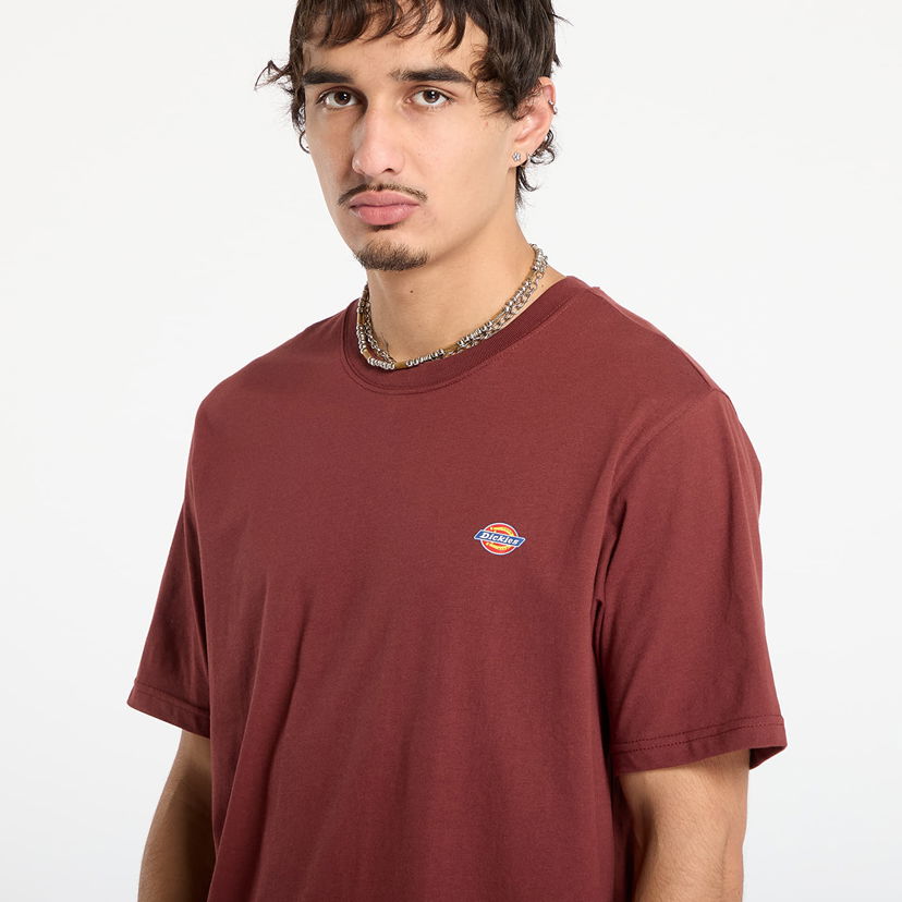 T-shirt Dickies Lightweight Mapleton T-shirt Bourgogne | 0A4XDB-ANDORRA