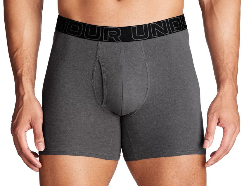 Boxare Under Armour Perf Cotton 6in-GRY Grå | 1383889-025