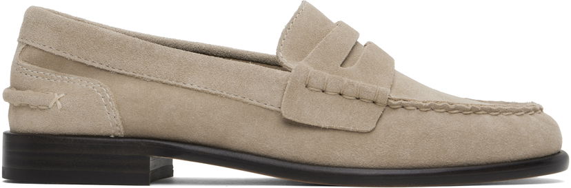 Kläder rag & bone Rag & Bone Carter Suede Loafers Beige | WFF24PF027SU27