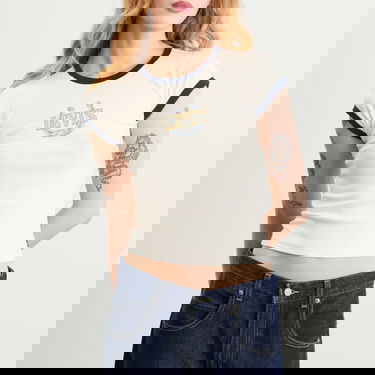 T-shirt Levi's Women's Horseshoe Raglan T-Shirt Vit | 003R2-0005, 5