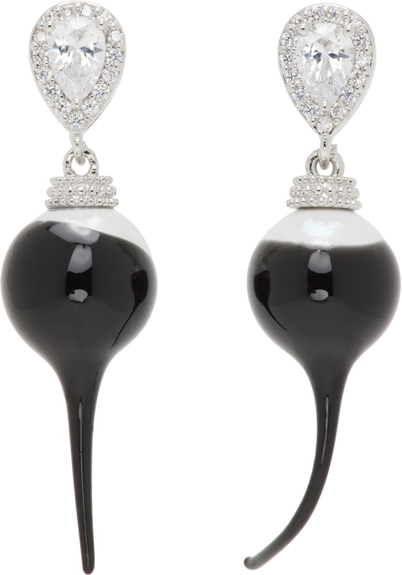 Örhängen Ottolinger Ottolinger Diamond Drop Earrings Svart | 125901425E02