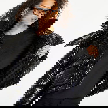 Pufferjacka CALVIN KLEIN High Shine Puffer Jacket Svart | J20J221884 BEH, 1