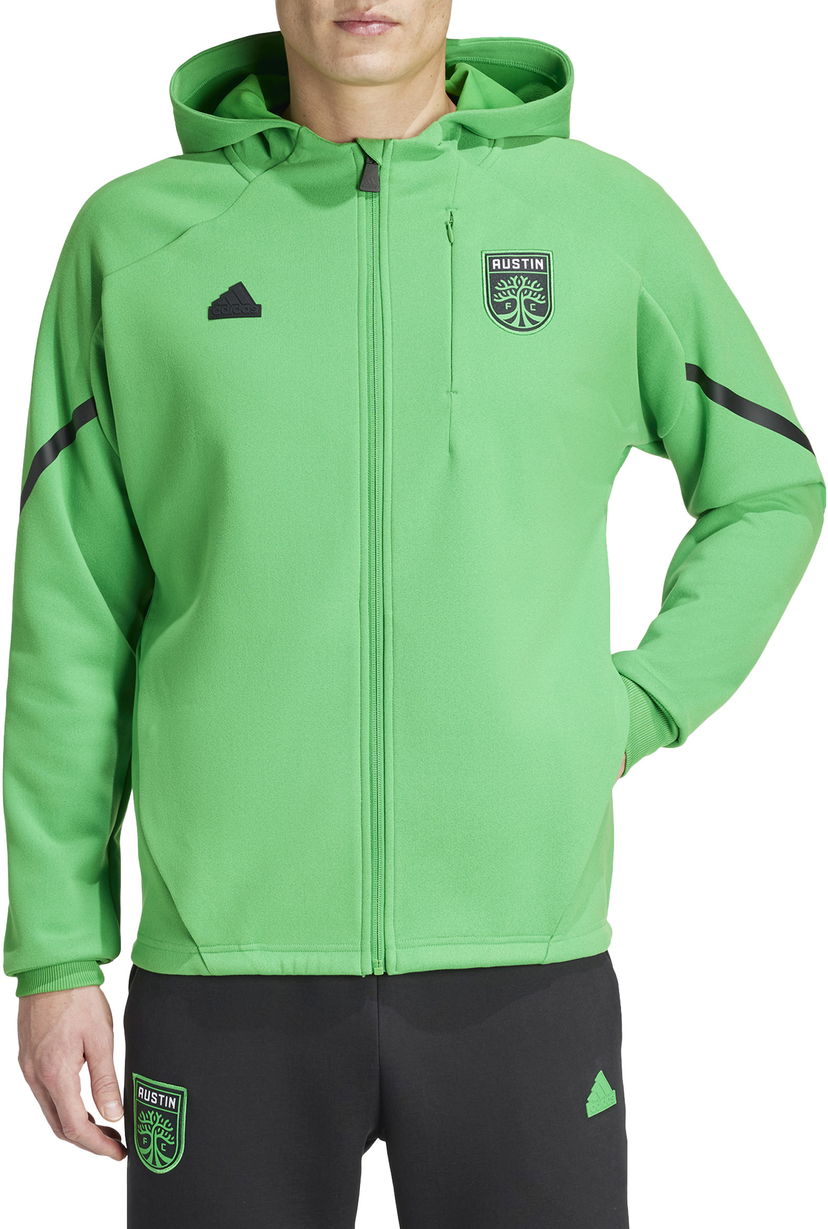 Sweatshirt adidas Originals Hooded Jacket Grön | iq0706