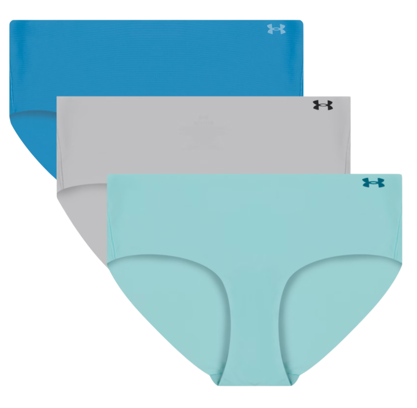 Trosor Under Armour Under Armour Pure Stretch No Show Hipster Underwear - 3 Pack Flerfärgad | 1383895-293