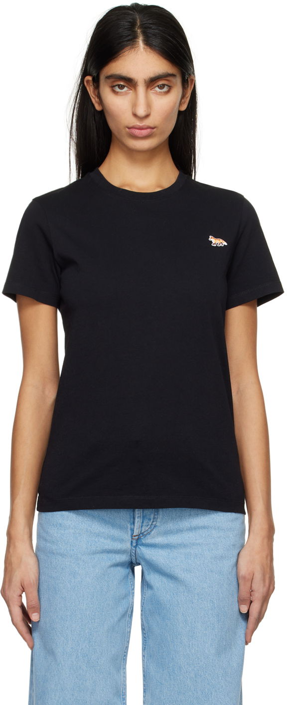 T-shirt MAISON KITSUNÉ Baby Fox T-Shirt Svart | MW00110KJ0008