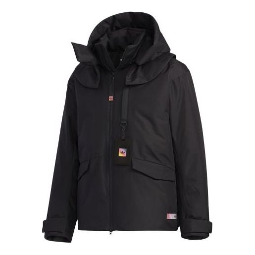 Parkas adidas Originals Premium Detachable Down Jacket Svart | GT7284