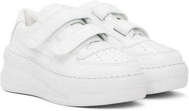 Sneakers och skor Acne Studios Velcro Strap Platform Sneakers Vit | CD0001-, 3