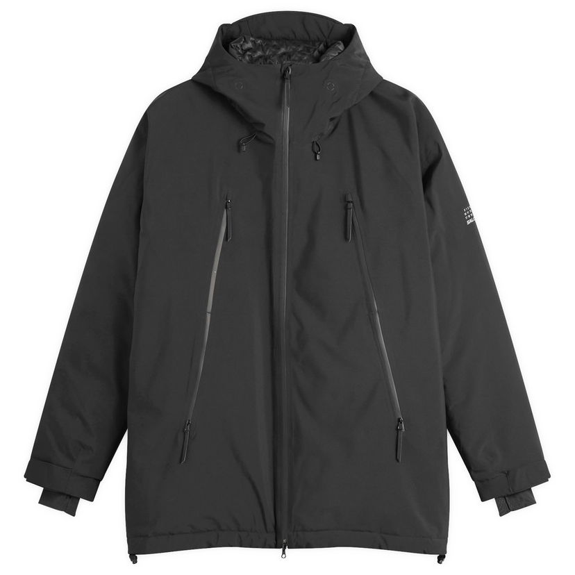 Rockar Maison Margiela Full-Zip Hooded Padded Coat with Angled Pockets Svart | SH0AM0067-M35594-900