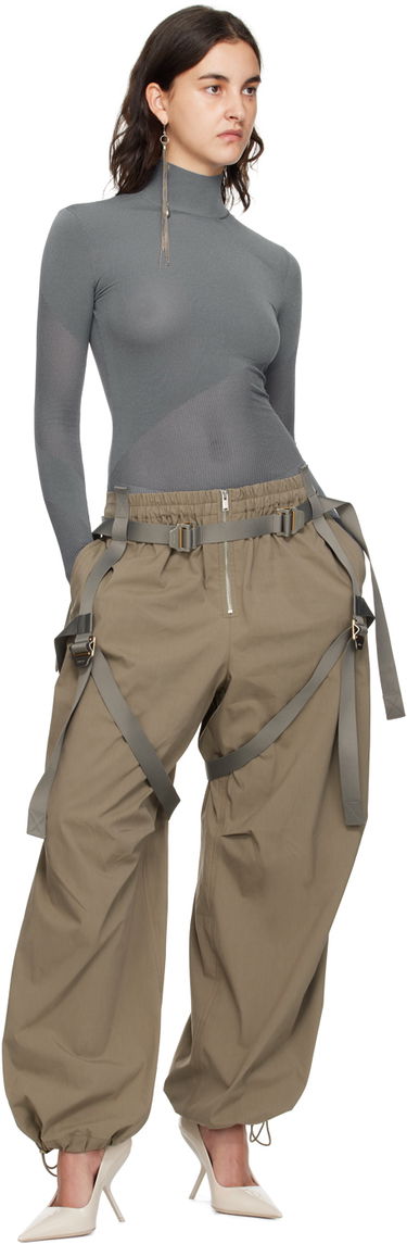 Kropp Dion Lee Dion Lee Helix Mock Neck Top Grå | C7229F23, 4