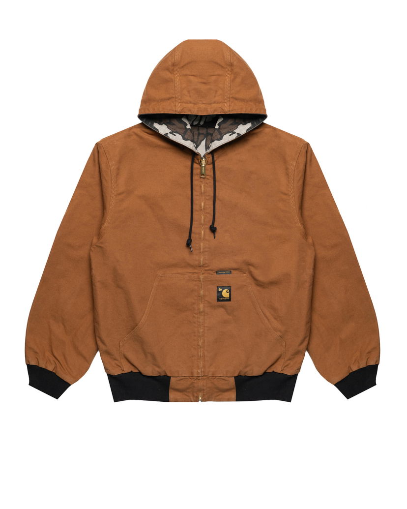 Jacka Carhartt WIP OG Active Hooded Canvas Jacket Camo Lined 50 Years Anniversary Brun | I036412.3GK02