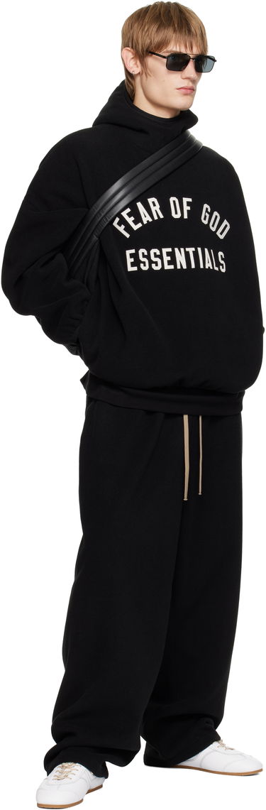 Sweatshirt Fear of God Fear of God ESSENTIALS Brushed Hoodie Svart | 202HO246410F, 4