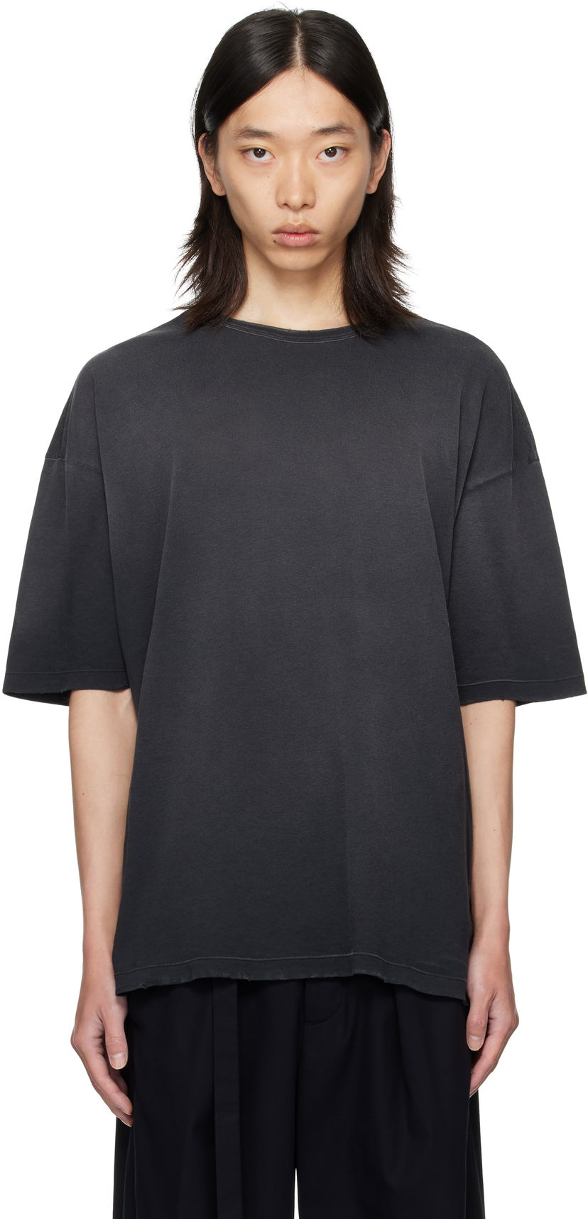 T-shirt Ann Demeulemeester Ann Demeulemeester Dieter T-Shirt Svart | B0013630-FA637-098