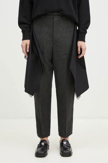 Byxor UNDERCOVER High Waist Pants With Attached Skirt Overlay Grå | UC2D1505, 0
