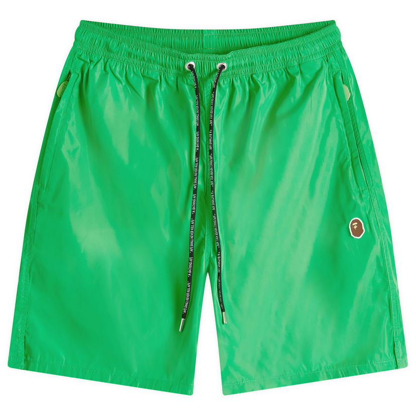Shorts BAPE A Bathing Ape Ape Head Nylon Beach Short Grön | 001SPK301322M-GRN