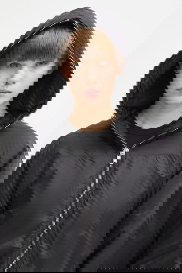 Vindjacka Rick Owens Rick Owens DRKSHDW Long Hooded Sealed Windbreaker Svart | DS02E7923.NP, 3
