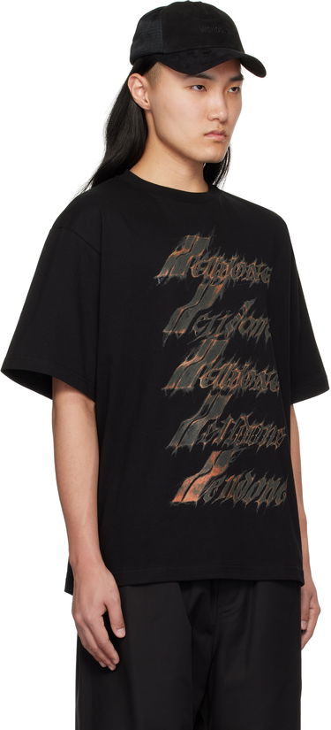 T-shirt We11done We11done Spark Logo T-Shirt Svart | WD-TT0-25-751-U-BK, 1