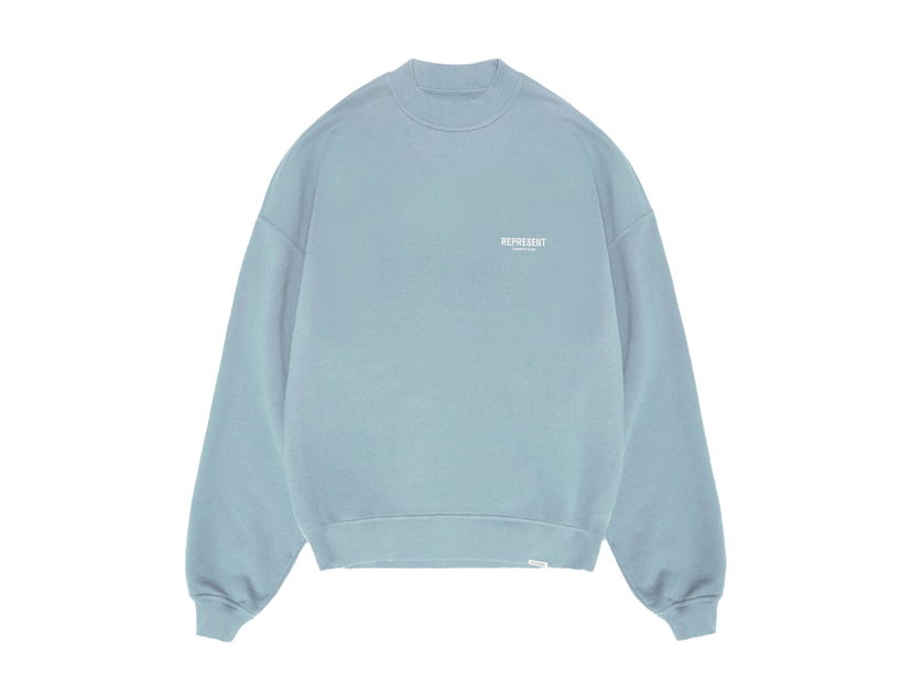 Sweater Represent Clo Represent Owners Club Sweater Powder Blue Blå | M04159-143