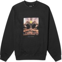 Sweatshirt DAILY PAPER Landscape Oversized Sweatshirt Svart | 2411078, 1
