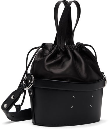 Handväska Maison Margiela Maison Margiela Fire Bucket Small Tote Bag Svart | SB1WD0030 P7267, 4