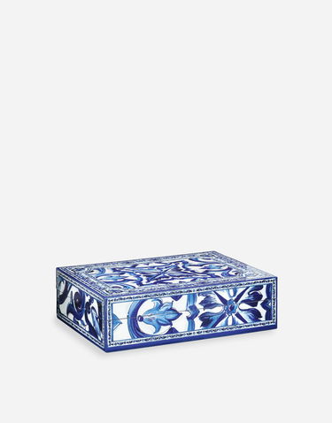 Heminredning Dolce & Gabbana Dolce & Gabbana Large Decorated Plexiglass Box Onesize Blå | TCC201TCAMYUB008, 2