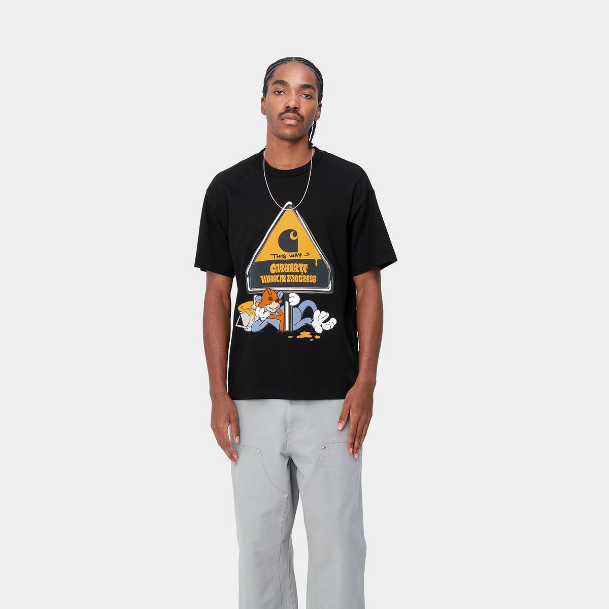 T-shirt Carhartt WIP Deadkebab Workin On It T-Shirt Svart | I032403_89_XX, 0