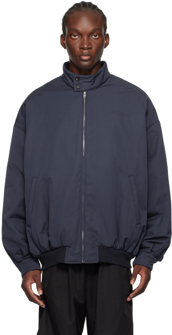 Bomberjacka We11done We11done Harrington  Jacket Blå | WD-JP2-24-061-M-NV