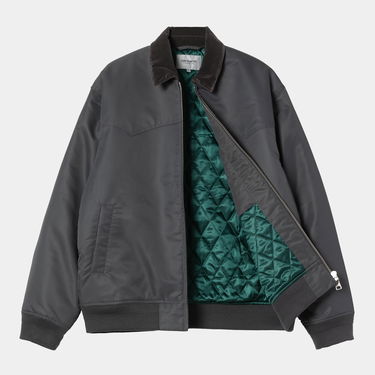 Jacka Carhartt WIP WIP Santa Fe Alumni Jacket Grå | I035147_9, 5