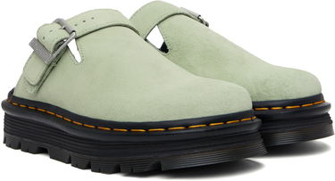 Sneakers och skor Dr. Martens Zebzag Suede Slingback Platform Slip-On Loafers Grön | 31937300, 3
