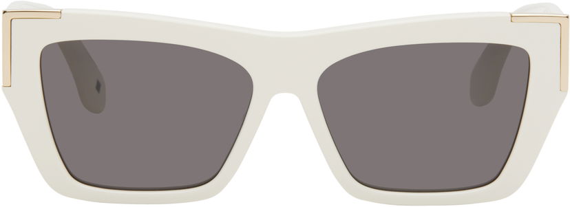 Solglasögon Palm Angels Hollywood Sunglasses Vit | PERI099F24PLA0010107