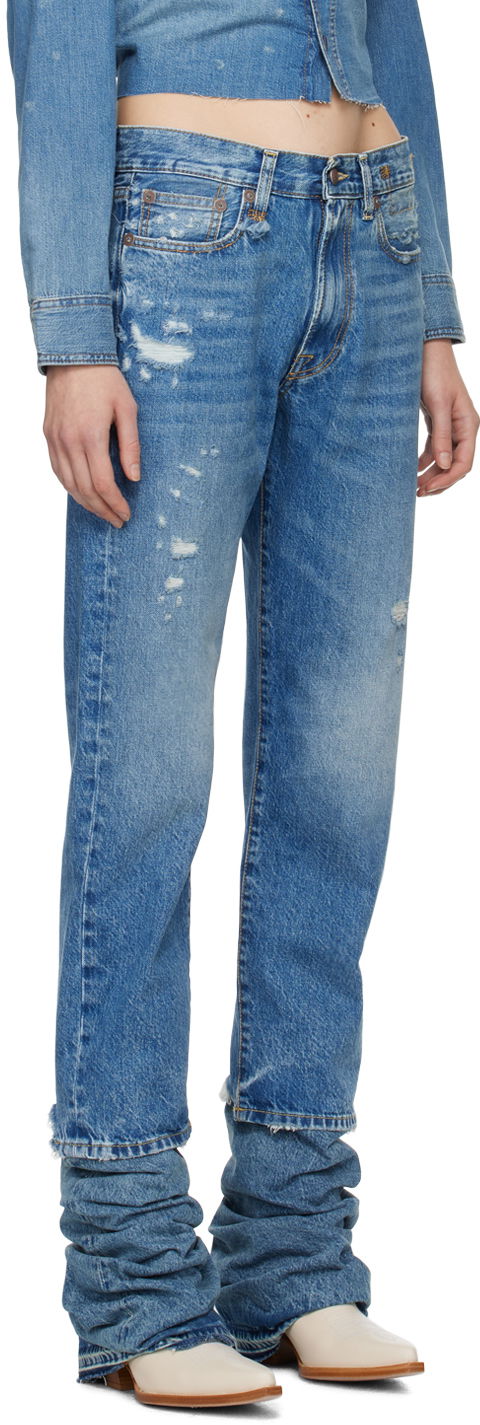 Jeans R13 R13 Boyfriend Stacked Jeans Blå | R13W5083-969, 1