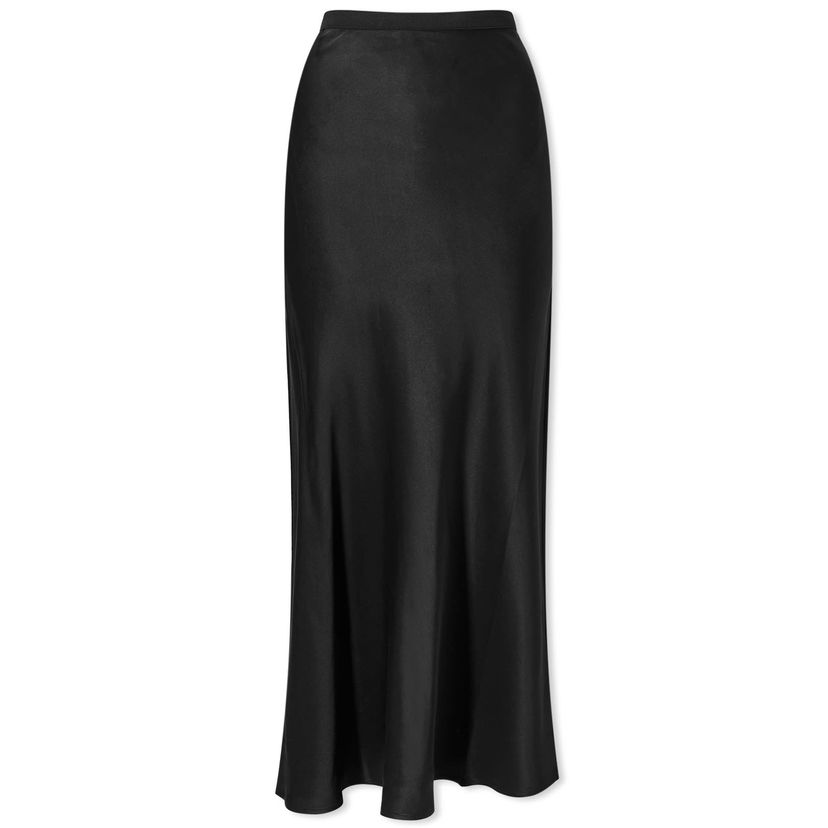 Kjol Anine Bing Silk Skirt Svart | A-04-4001-000